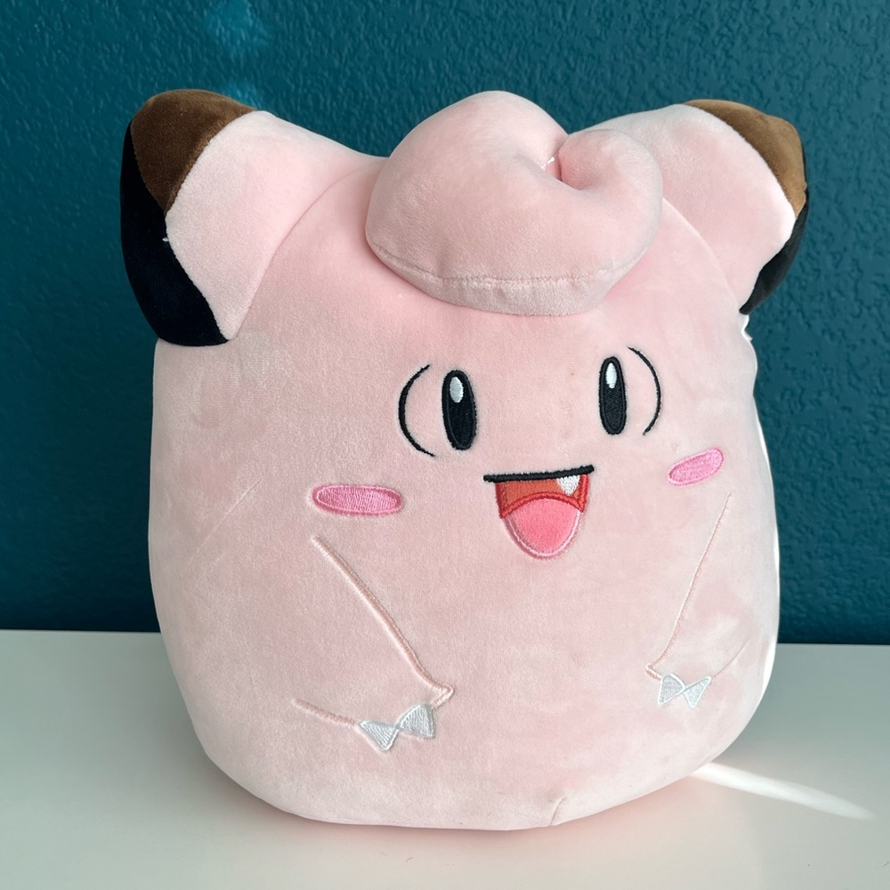 Pokemon Clefairy Squishmallows 14" Plush